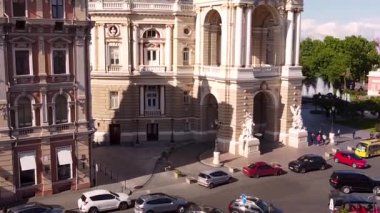 Odessa Ukrayna opera drone görüntüsü