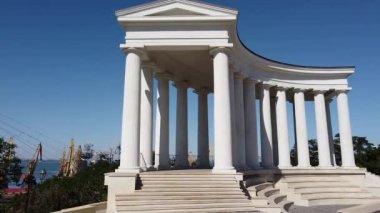 vorontsov colonnade Odessa Ukrayna insansız hava aracı görüntüleri