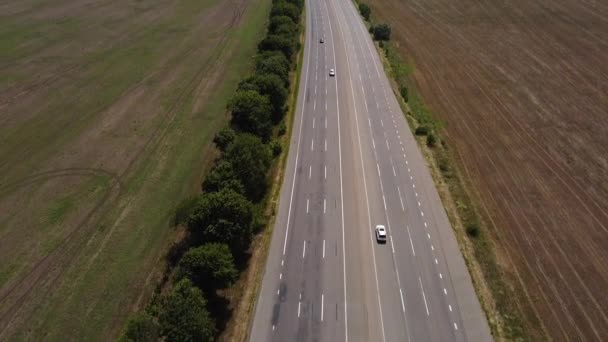 Kijów Odessa Autostrady Dron Widok — Wideo stockowe