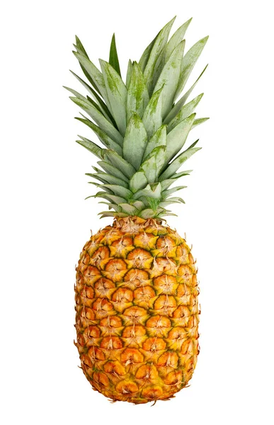 Ananas Väg Isolerad Vit — Stockfoto