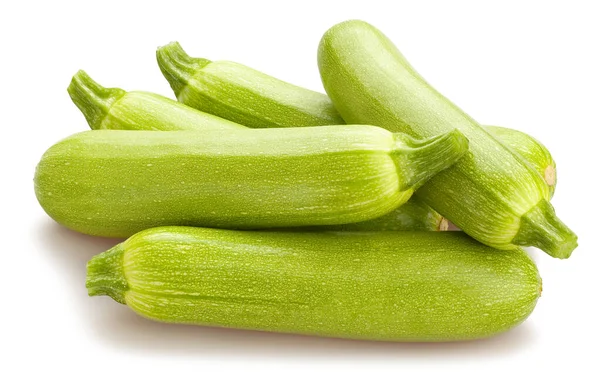Zucchini Pfad Isoliert Auf Weiß — Stockfoto