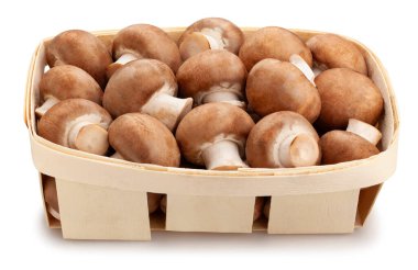 kahverengi mantar sepeti yolu izole edildi.