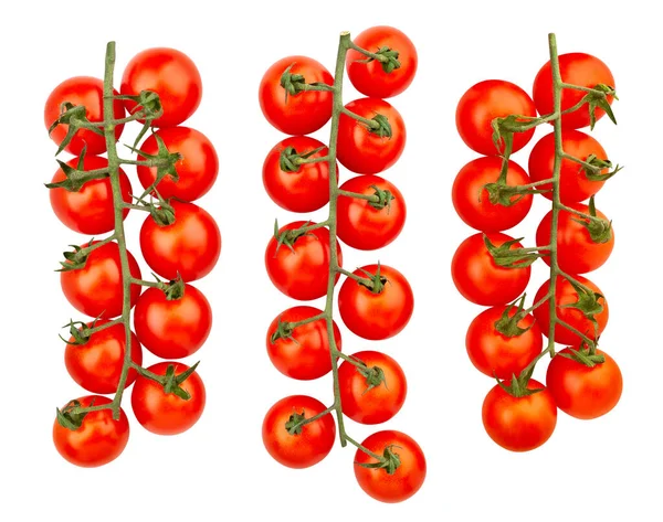 Cherry Tomato Path Isolated White — Stock Photo, Image