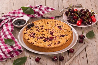 Beyaz yemek tarihinde kirazlı turta. 