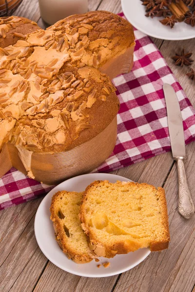 Pão Pomba Páscoa Colomba Pasquale — Fotografia de Stock