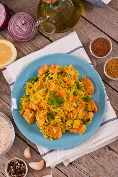 Nasi Goreng Mit Gemüse — Stockfoto