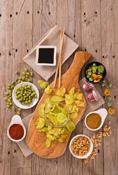 Wasabi lezzet patates cips.