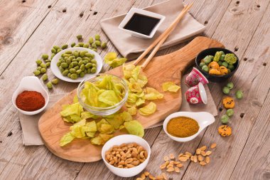 Wasabi lezzet patates cips.