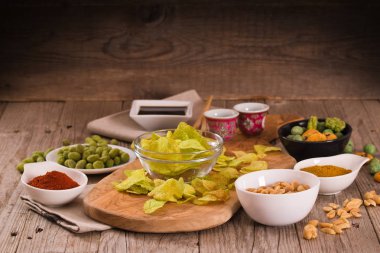 Wasabi lezzet patates cips.