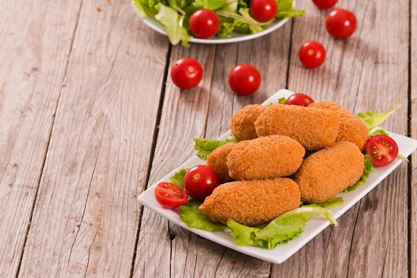 Italienische Gebratene Reisbällchen — Stockfoto