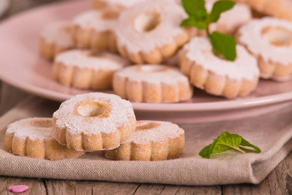 Galletas Canestrelli Con Menta — Foto de Stock