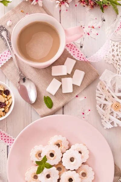 Galletas Canestrelli Con Menta —  Fotos de Stock