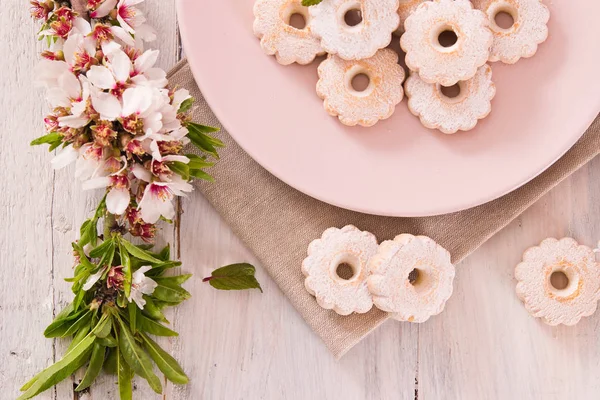 Galletas Canestrelli Con Menta —  Fotos de Stock