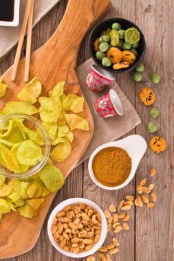 Wasabi lezzet patates cips.