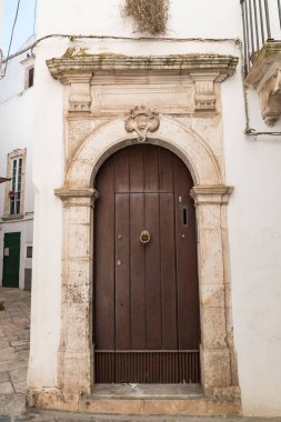 Tarihi saray. Martina Franca. Puglia. İtalya.