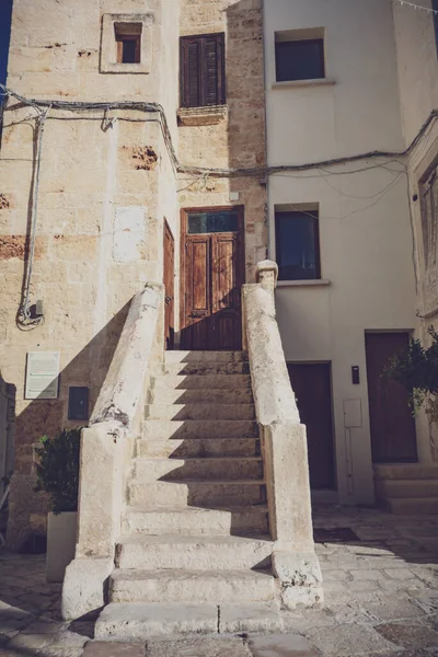 Polignano Sokağı Puglia Talya — Stok fotoğraf