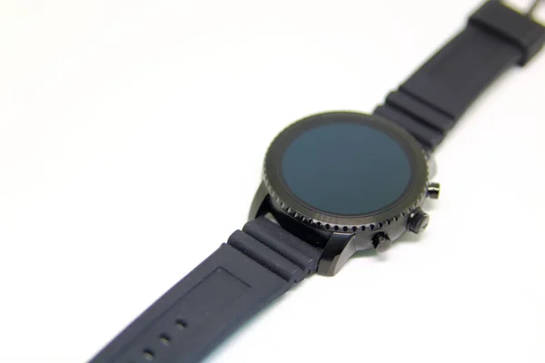 Reloj Inteligente Wearable Aislado Sobre Fondo Blanco — Foto de Stock