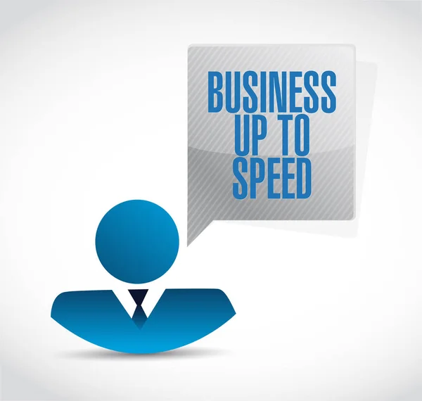 Business Speed Business Message Communication Illustration Isolé Sur Fond Blanc — Photo