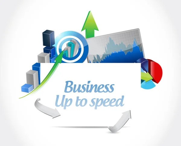 Business Speed Illustration Cartes Affaires Isolée Sur Fond Blanc — Photo