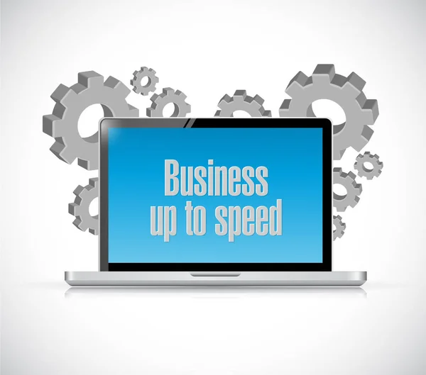 Business Speed Computer Technology Message Concept Illustration Isolated White Background — Stock Photo, Image