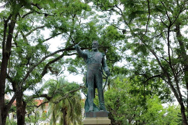 Pomnik Bohaterów Plaza Główny Września Centrum Miasta Santa Cruz Sierra — Zdjęcie stockowe