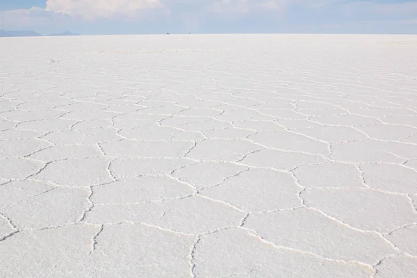 Uyuni Salar Bolívii Modré Nebe Bílé Sůl Země Uyuni Bolívie — Stock fotografie