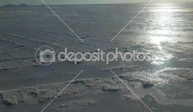 Bolivya'daki salar Uyuni tuz daireler. Doğa harikası