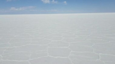 Salar de Uyuni Bolivya'daki panoramik manzaralarını. Güney Amerika.