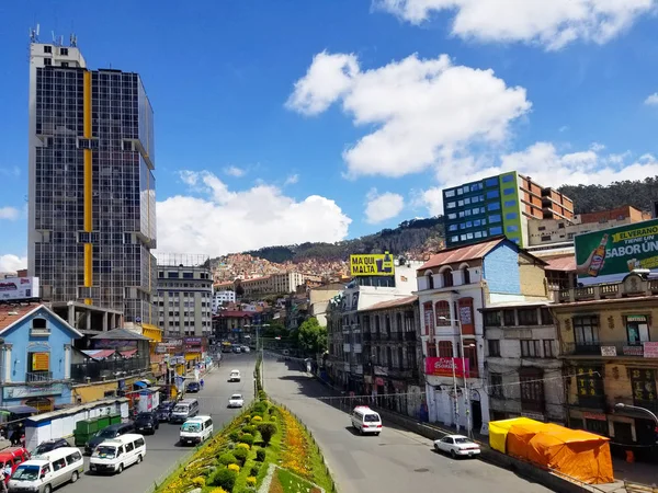 Paz Bolivia Dec 2018 Paz Bolívia Ruas Centro Cidade Dia — Fotografia de Stock