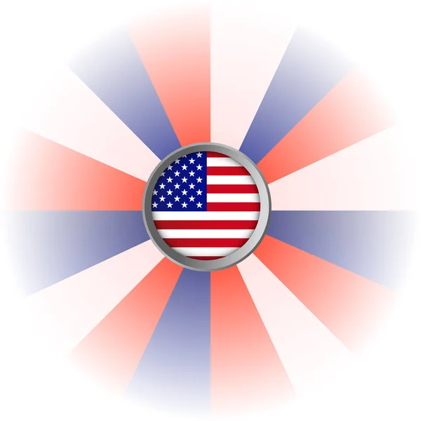 Rood, wit en blauw USA vlag achtergrond — Stockfoto