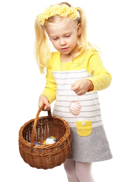 Blond easter girl Stock Picture