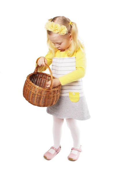 Blond easter girl — Stock Photo, Image