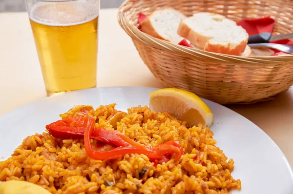 Italian Typical Dish Rice Cooked According Tradition Spices Vegetables — Stock Photo, Image