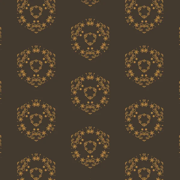 Constructieve Geometrische Patroon Kleuren Goud Kleuren Emotioneel Design Met Ontwikkeling — Stockvector