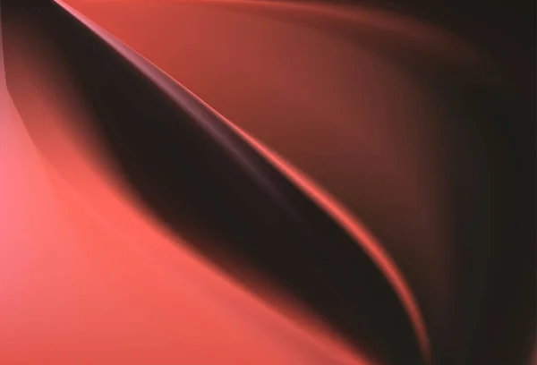 シルク赤緋サテンの背景に柔らかい繊細な襞とリボン 色バーガンディとロイヤル カーテン — ストックベクタ