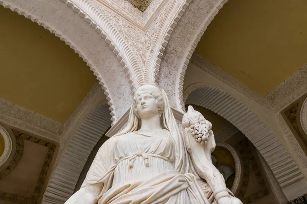 Historic Buildings Monuments Seville Spain Architectural Details Stone Facade Museums — Stock Photo, Image