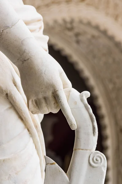 Historiska Byggnader Och Monument Sevilla Spanien Arkitektoniska Detaljer Stenfasad Och — Stockfoto