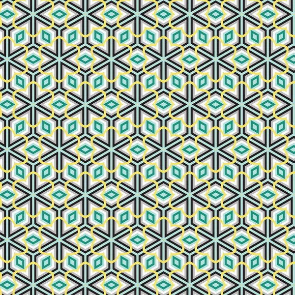 Vintage geometriska mönster i retro 80s stil. Textil fashionabla retro design. — Stock vektor