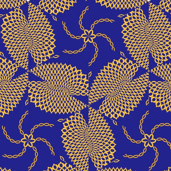 복고풍 80 년대 스타일의 빈티지 기하학적 패턴. 섬유 유행 복고풍 디자인. — 스톡 벡터