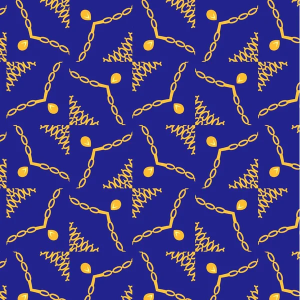 Vintage geometrische patroon in Retro 80s stijl. Textiel modieuze retro design. — Stockvector