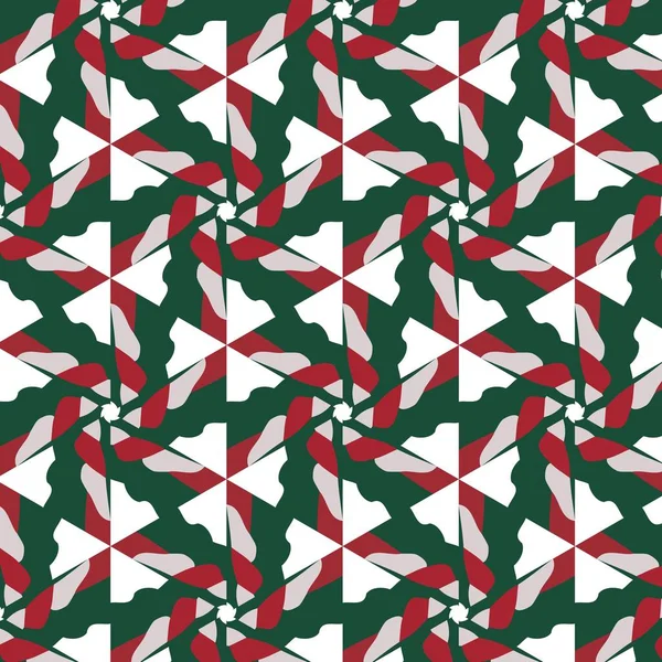 Vintage Kerst patroon in Retro 80s stijl. Textiel modieuze retro design. — Stockvector