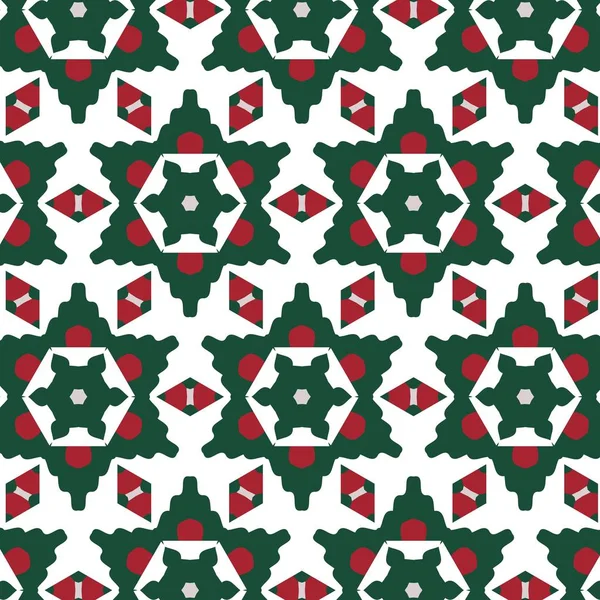 Vintage Kerst patroon in Retro 80s stijl. Textiel modieuze retro design. — Stockvector