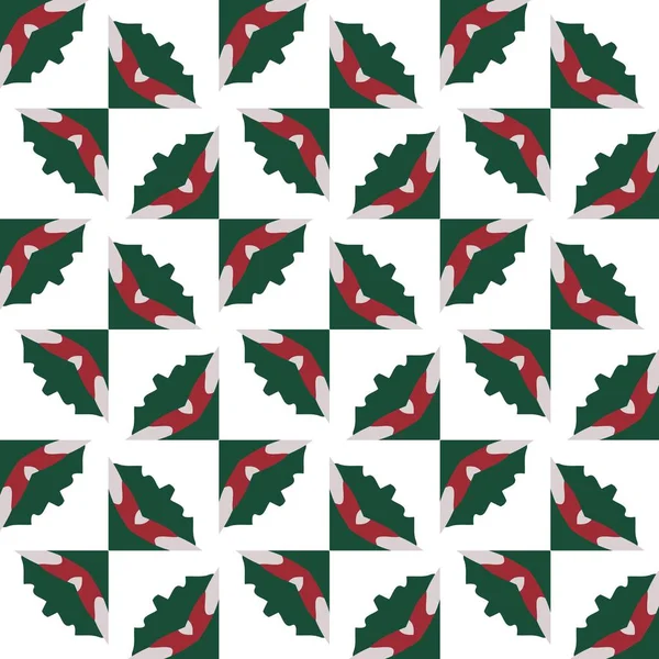 Vintage Kerst patroon in Retro 80s stijl. Textiel modieuze retro design. — Stockvector