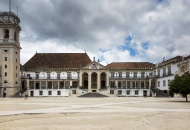 Coimbra, Portekiz Üniversitesi binaların bir parçası.