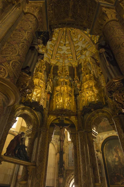 Tomar Portugal Junio 2018 Interior Los Caballeros Del Tomar Templo — Foto de Stock