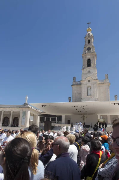Фатима Португаль Июня 2018 Года Церковные Церемонии Связанные Явлениями Богоматери — стоковое фото