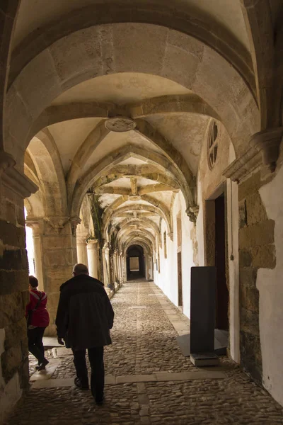 Convento Cristo Antiguo Monasterio Católico Tomar Portugal Convento Fue Fundado — Foto de Stock