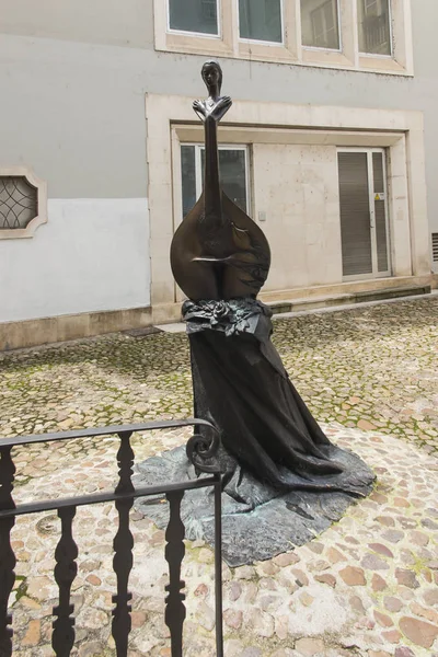 Coimbra Portugal Juni 2018 Denkmal Einer Frau Die Der Form — Stockfoto