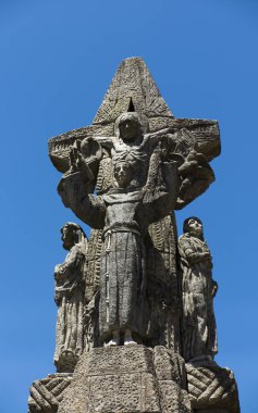 St. Francis için Fransisken kilisesi, Santiago de Compostela İspanya sonraki ayakta çapraz