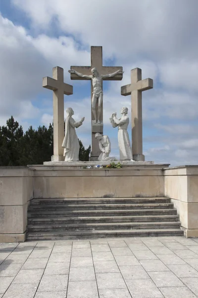 Fátima Portugal Junho 2018 Caminho Cruz Caminho Fátima Para Aljustrel — Fotografia de Stock